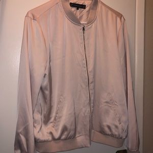 Light Pink Zara Bomber Jacket